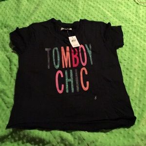 Abercrombie kids crop tshirt - Size Large (14)